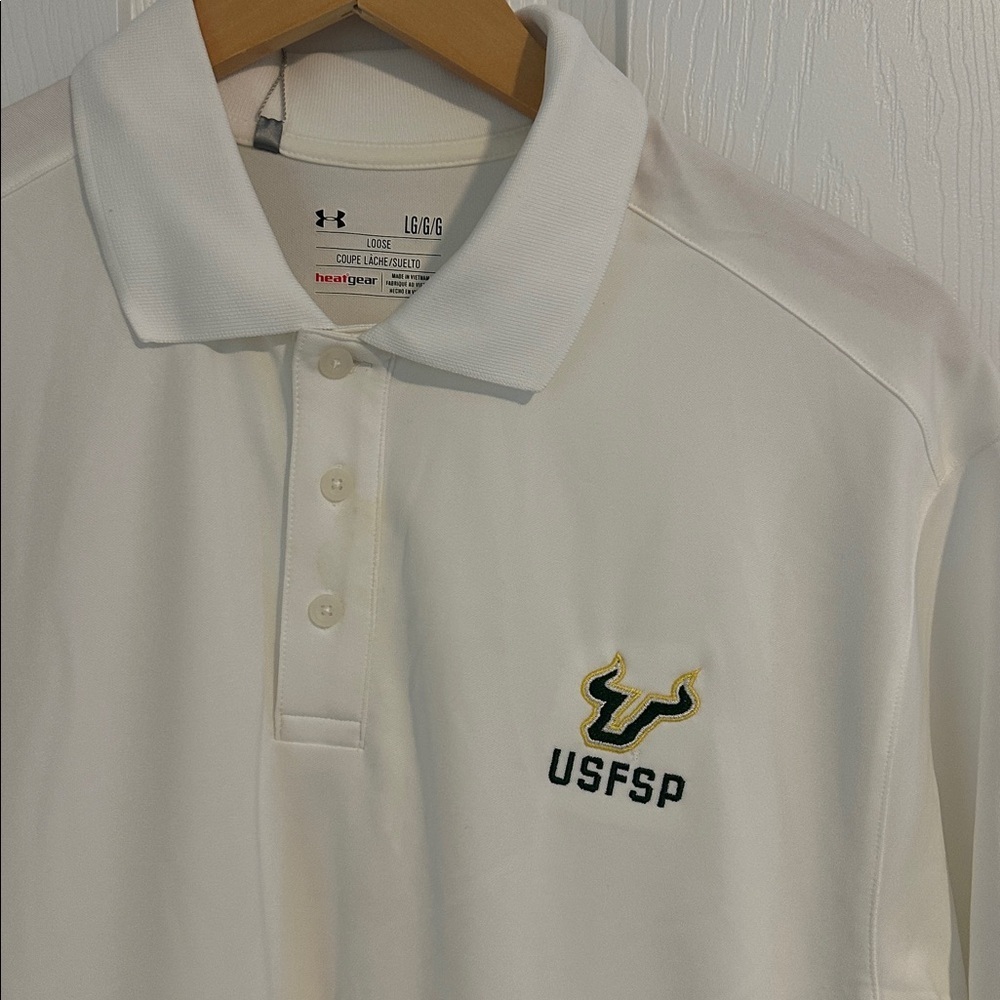Under Armour USFSP White Polo with Logo NWT - Picture 2 of 8